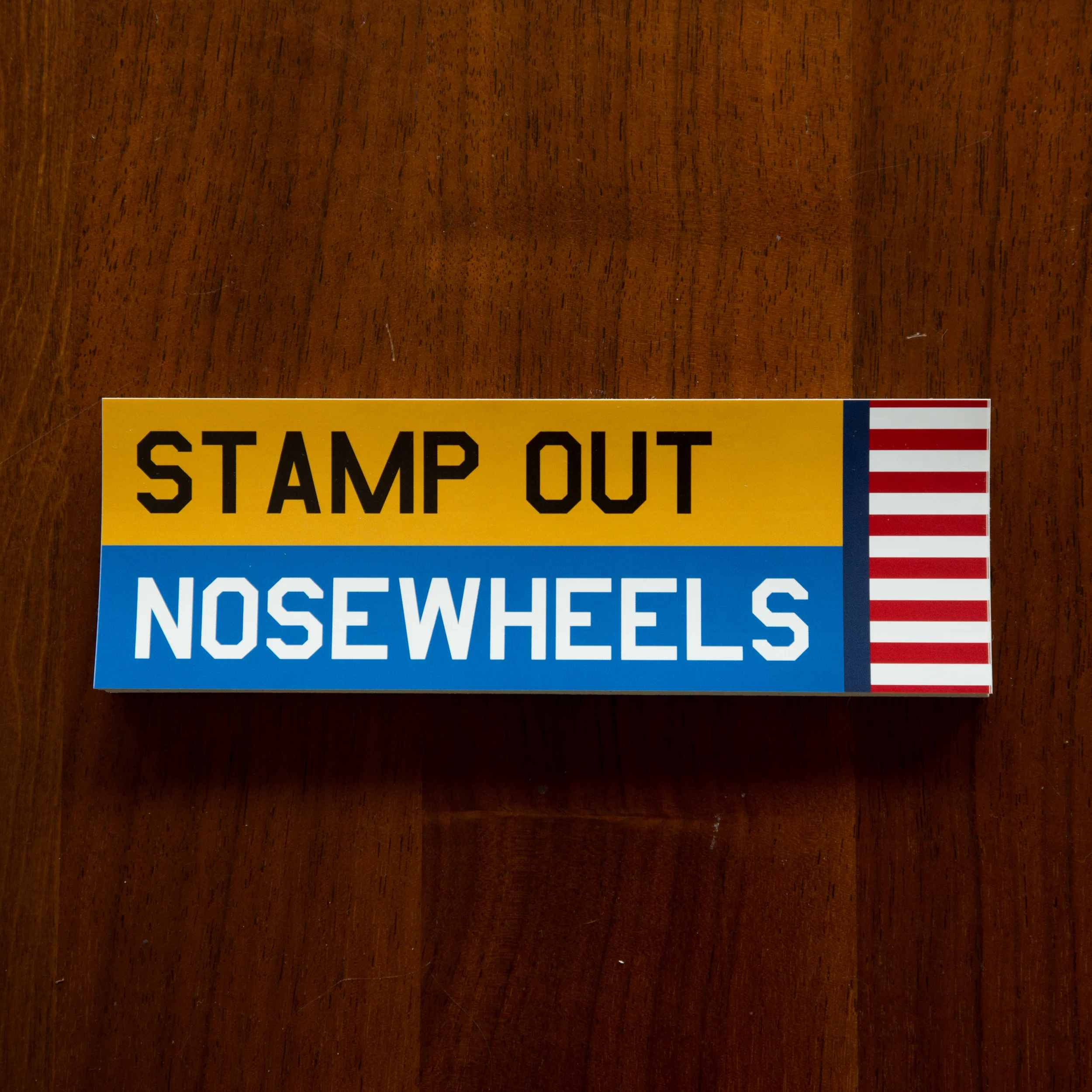 “Stamp Out Nosewheels” U.S. Army Air Corps Bumper Sticker - Image 4